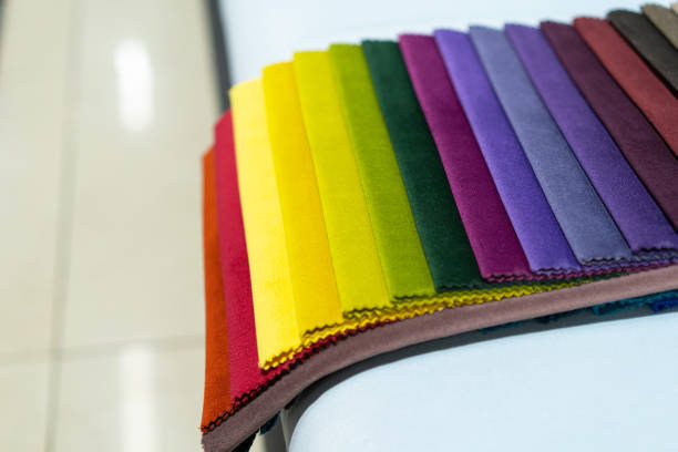 تصویر 1 از پارچه بوگاتی رنگی دو رو با کیفیت بالا