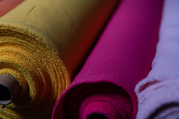 پارچه بوگاتی رنگی دو رو با کیفیت بالا