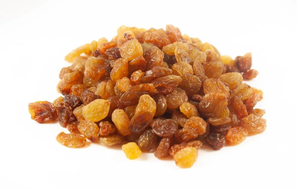 تصویر 1 از کشمش پلویی تیزابی تمیز خشک شده طبیعی