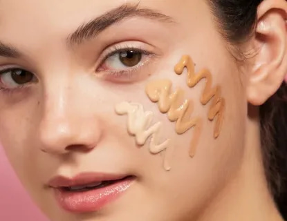 کرم پودر پوست گندمی رنگ طبیعی و جلوه مات