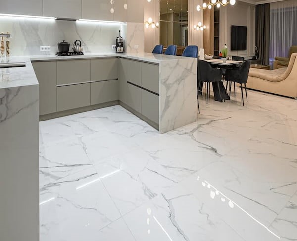 تصویر 1 از کف پوش پی وی سی طرح سنگ مناسب فضاهای پرتردد