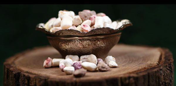 تصویر 2 از شکر پنیر مغز دار پسته و بادام در بسته‌ بندی شیک