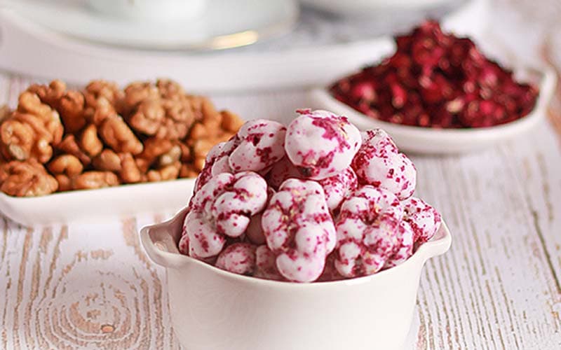 شکر پنیر رنگی فانتزی برای هدیه و دکور شیرینی‌ خوری