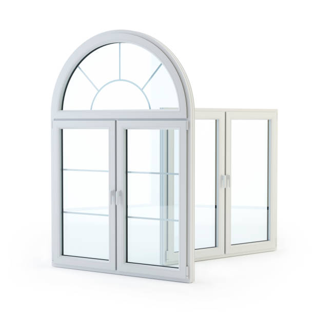 تصویر 1 از پنجره یو پی وی سی تک جداره ضخامت استاندارد