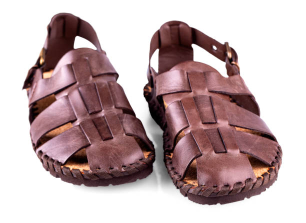 تصویر 3 از صندل مردانه چرم طبیعی سبک و مناسب سفر