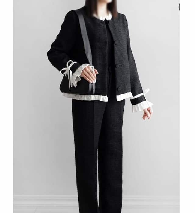 تصویر 1 از کت و شلوار مهمانی زنانه جدید و جذاب + پارچه با کیفیت