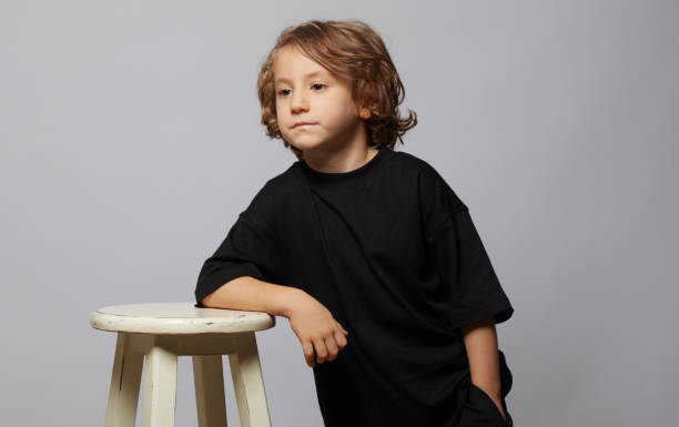 تصویر 2 از پیراهن بچگانه مشکی استایل خاص با دوخت تمیز و جذاب