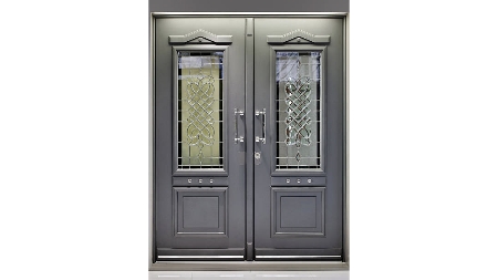 تصویر 2 از درب ضد سرقت بزرگ آهنی تقویت‌ شده