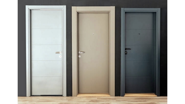 تصویر 1 از درب ضد سرقت بزرگ آهنی تقویت‌ شده