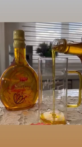 خرید اینترنتی شربت زعفران شربت زعفران حمید فروش عمده باکیفیت