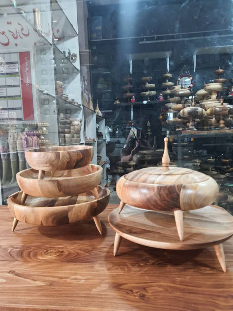 تصویر 2 از فروش جذاب پیش دستی چوبی و انواع ظروف چوبی عمده