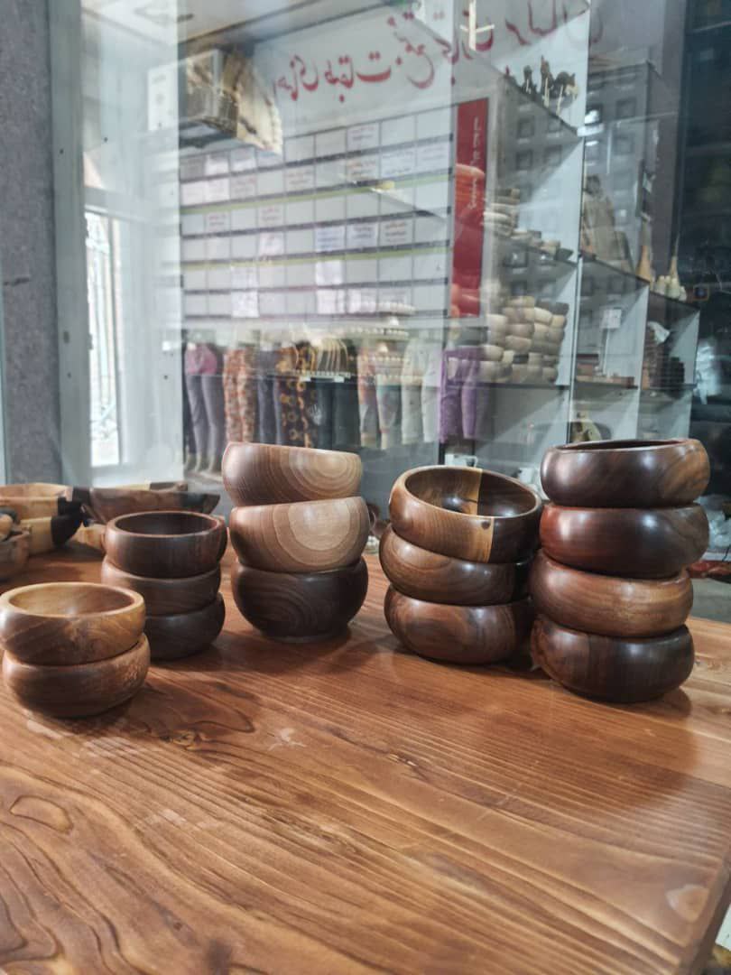 تصویر 1 از فروش جذاب پیش دستی چوبی و انواع ظروف چوبی عمده