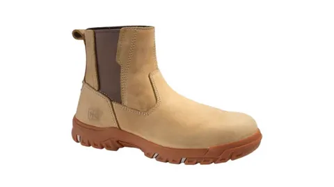 تصویر 3 از کفش ایمنی خاکی رنگ طراحی ساده با دوام بالا