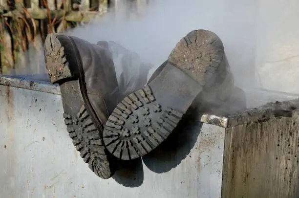 تصویر 2 از کفش ایمنی حسن آباد دوام بالا و زیره قوی