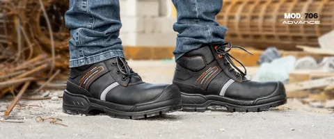 تصویر 2 از کفش ایمنی فولاد پا مدل البرز دوام بالا در شرایط کاری سنگین