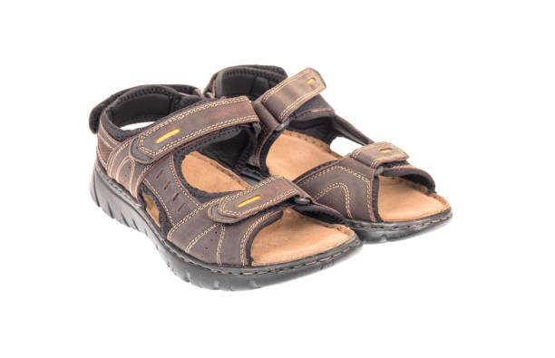 تصویر 1 از صندل مردانه بندی دست‌ دوز کفی نرم