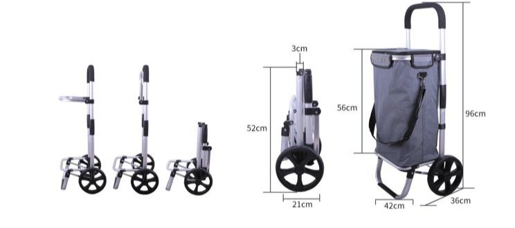 تصویر 4 از چرخ خرید برزنتی دوخت دوبل محکم