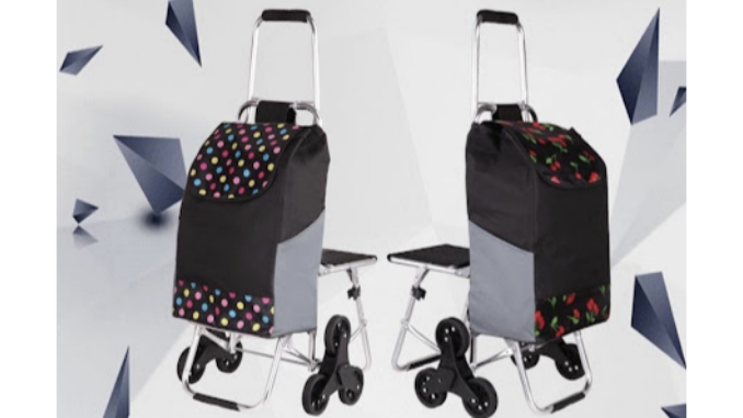 تصویر 1 از چرخ خرید برزنتی دوخت دوبل محکم