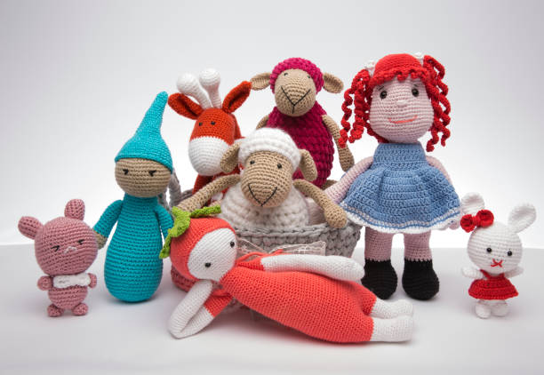 تصویر 4 از عروسک کودک بافتنی در تولید دست‌ ساز هنری