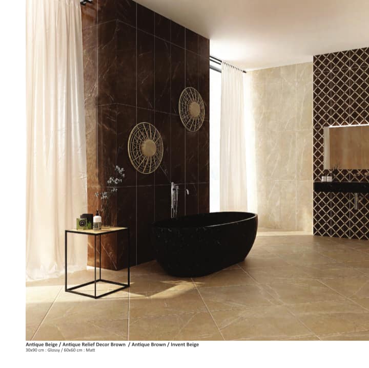 تصویر 3 از سرامیک پرسلان کف سرویس بهداشتی + کیفیت بالا