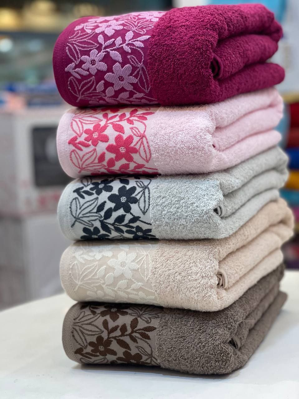 فروش عمده حوله دستی نخ پنبه + قیمت اقتصادی