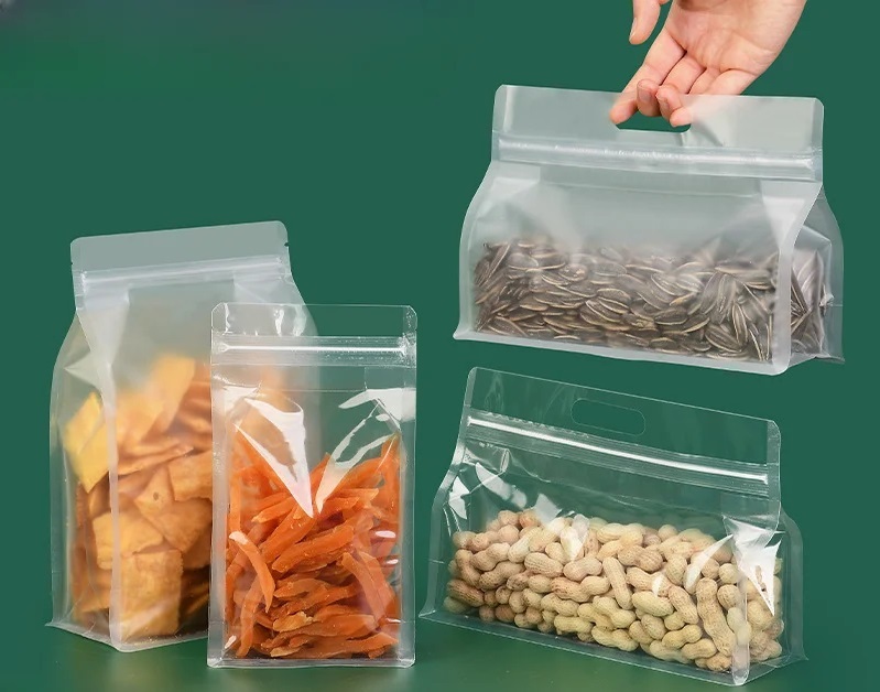 پاکت ایستاده زیپ دار شفاف با کیفیت عالی