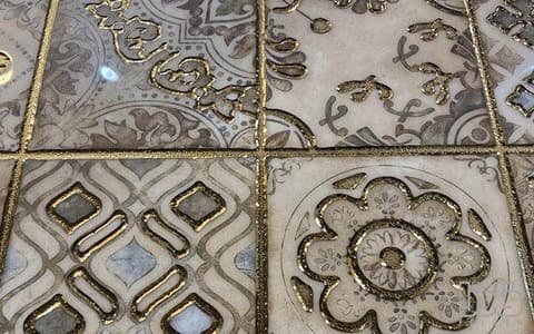 تصویر 4 از سرامیک گل برجسته عمده ارزان