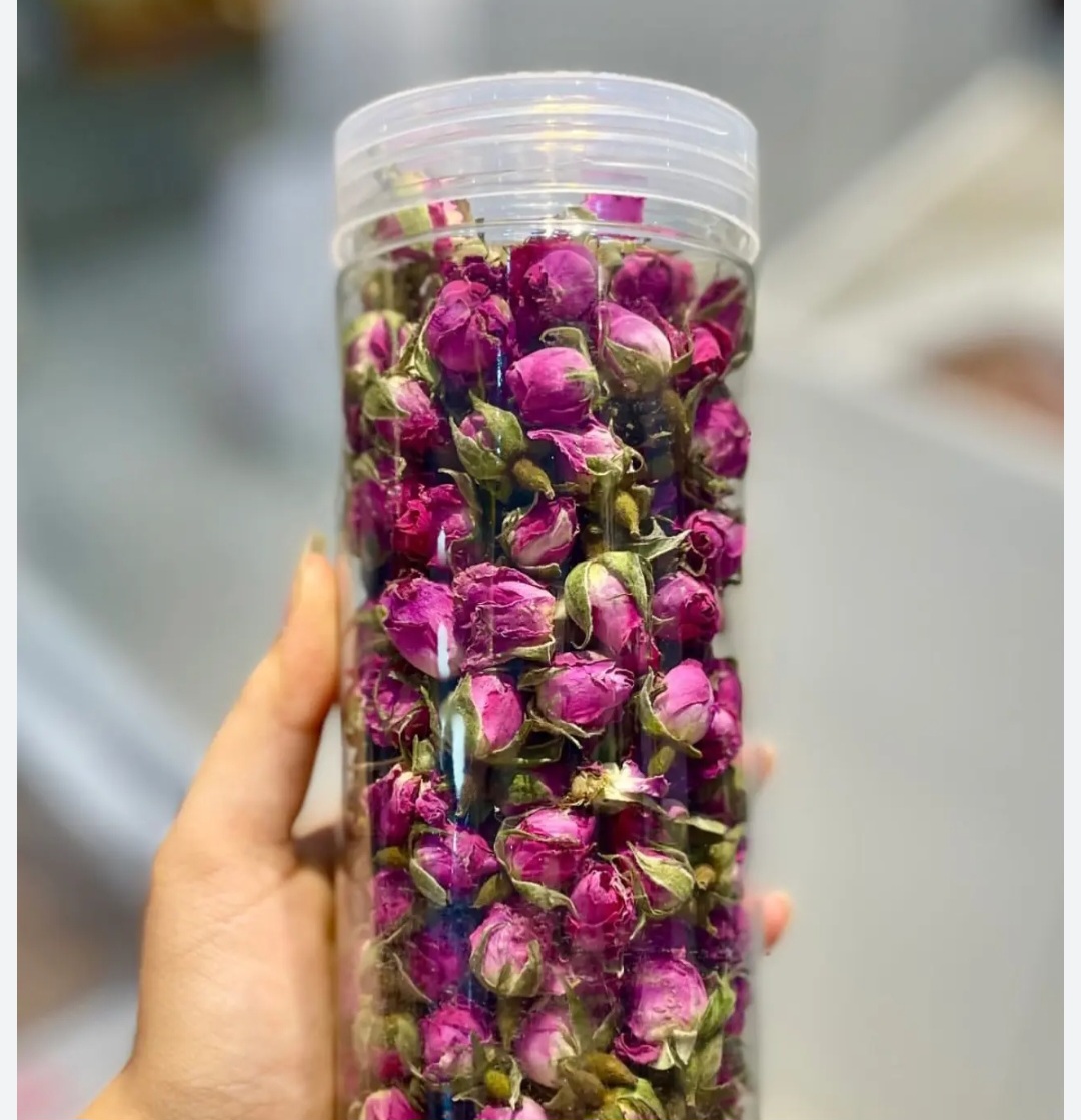 خرید غنچه گل محمدی خشک شده ارگانیک + مناسب برای دمنوش و تزیین و شیرینی