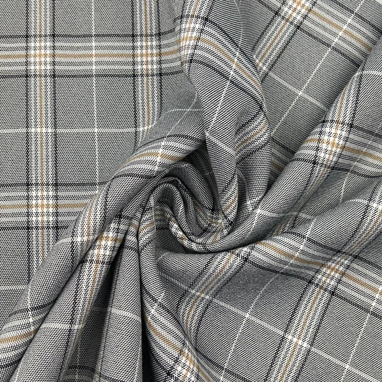 تصویر 5 از پارچه پیراهنی چهارخانه با دوام بالا