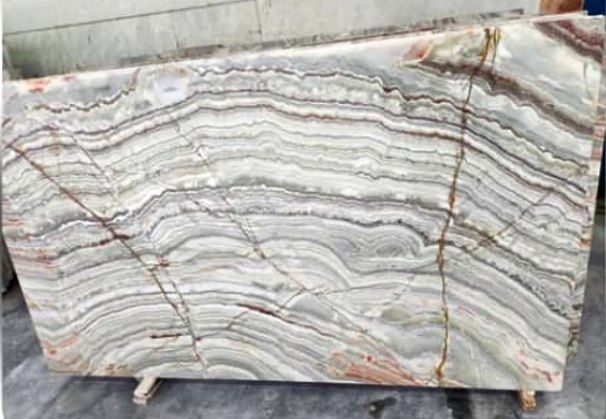 اسلب سبز مرمر موج دار