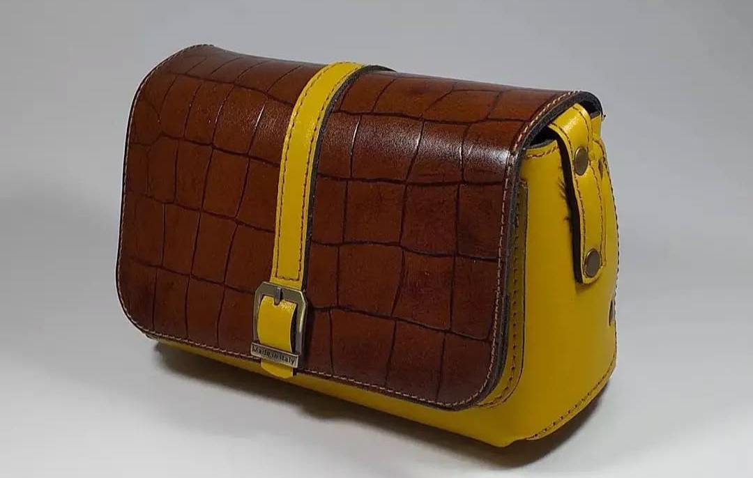 کیف دوشی زنانه چرم دستدوز با فروش عمده