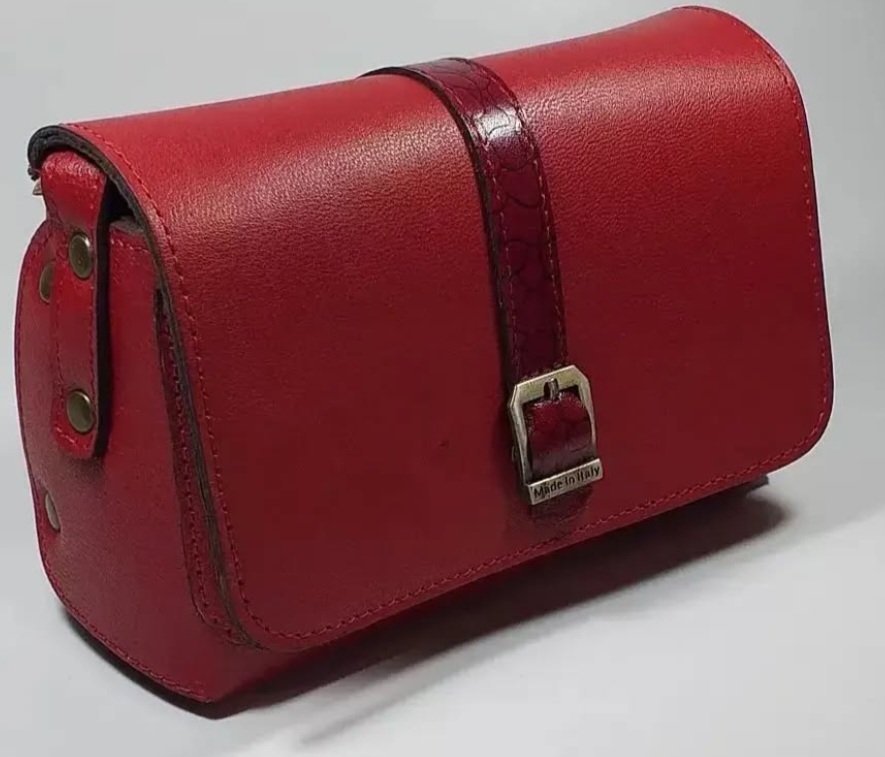 تصویر 1 از کیف دوشی زنانه چرم دستدوز با فروش عمده