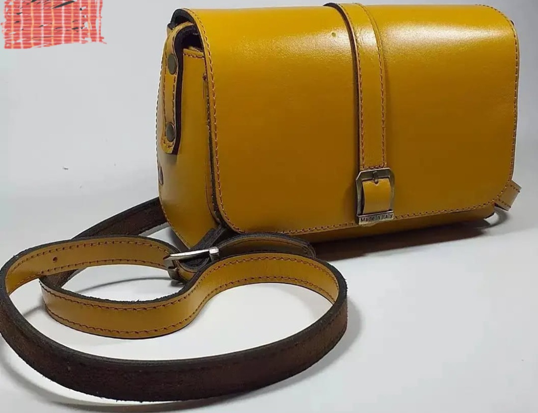 تصویر 1 از کیف دوشی زنانه چرم دستدوز با فروش عمده