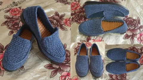 گیوه مردانه سرمه ای کلاسیک شیک