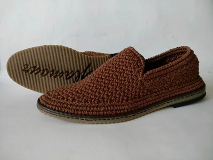 تصویر 1 از گیوه مردانه قهوه ای کلاسیک