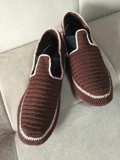 تصویر 4 از گیوه مردانه قهوه ای کلاسیک