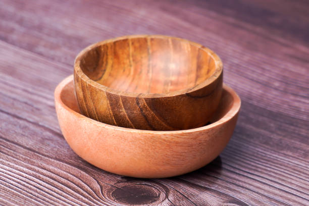 تصویر 2 از انواع آجیل خوری چوبی گرد با دوام و کادویی