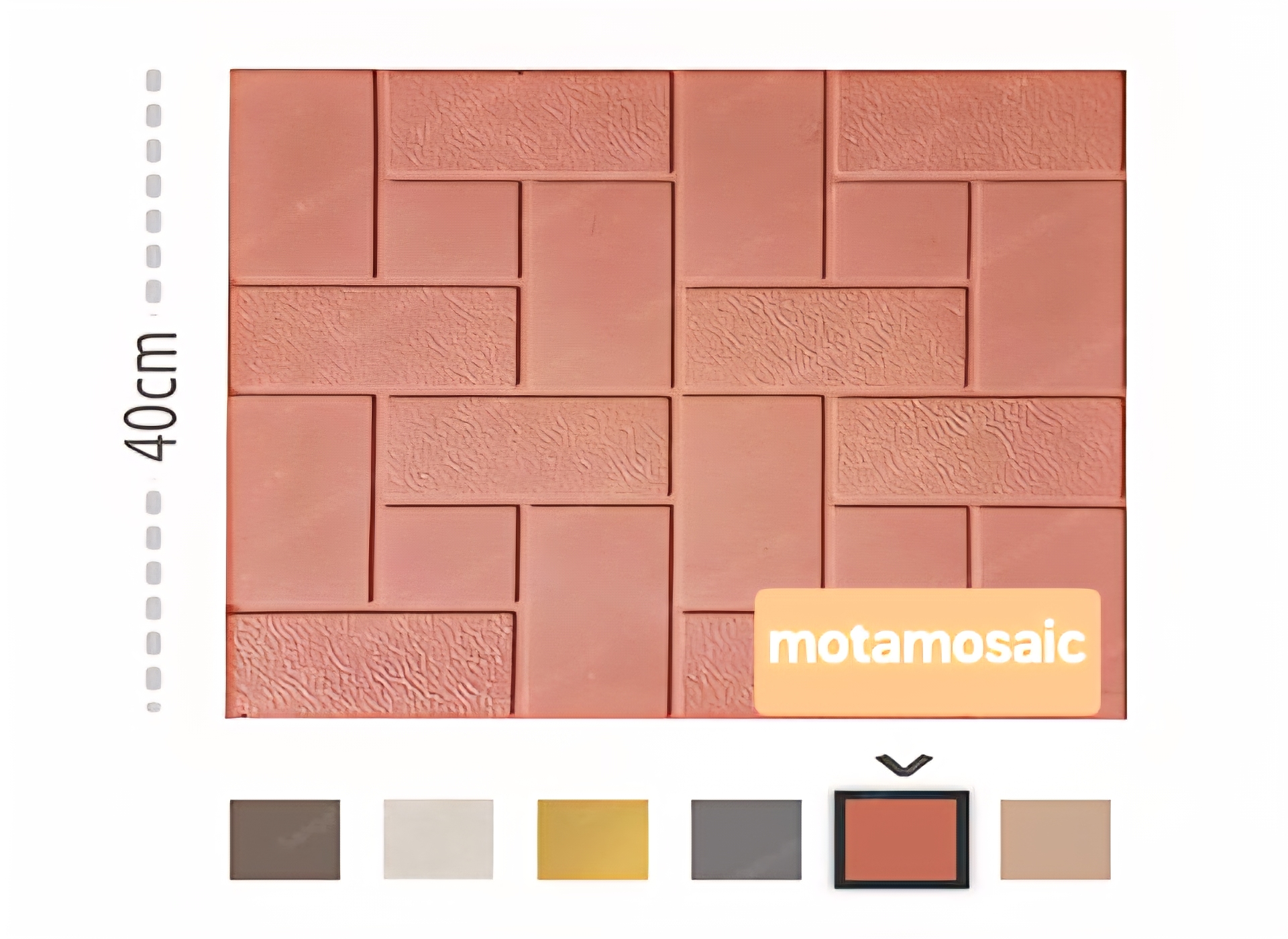 تصویر 2 از خرید موزاییک پلیمری طرح نازنین + قیمت درب کارخانه