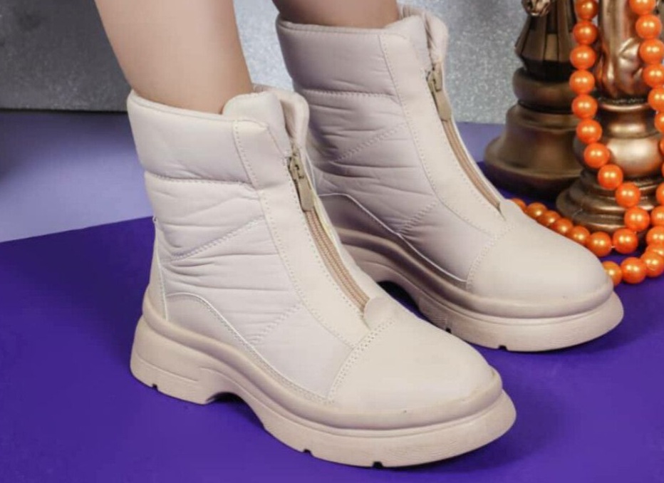 بوت زنانه جلو زیپ دار + عمده