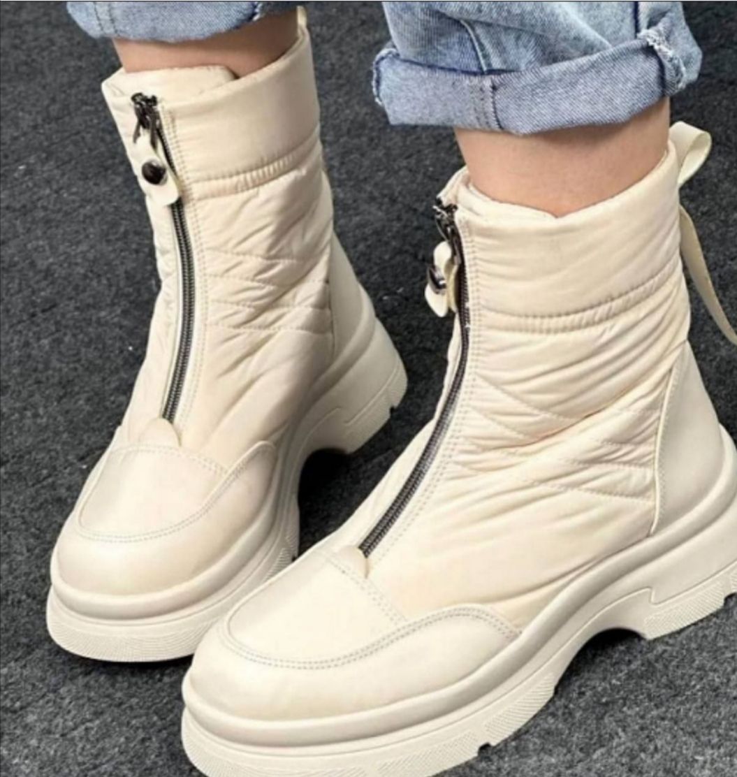 تصویر 2 از بوت زنانه جلو زیپ دار + عمده