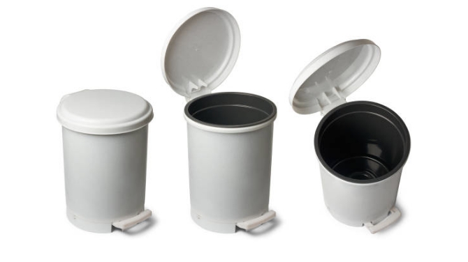 تصویر 2 از سطل زباله پلاستیکی اداری مقاوم و پدالی