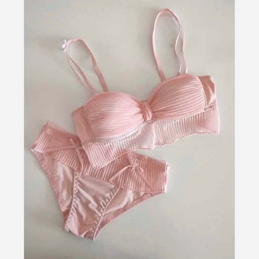 تصویر 4 از ست شورت و سوتین پاپیونی عروس