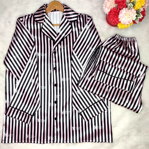 تصویر 4 از ست بلوز و شلوار ساتن ابریشم