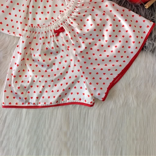 تصویر 4 از ست لباس خواب زنانه دو تکه ساتن درجه یک