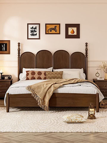 تصویر 3 از قیمت خرید تخت خواب چوبی مدرن