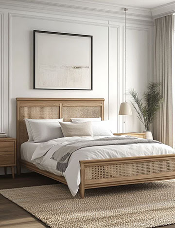 تصویر 1 از فروش تخت خواب چوبی دونفره