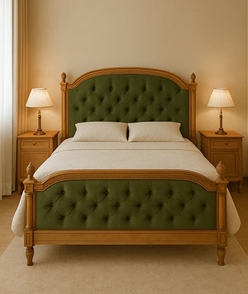 تصویر 1 از قیمت تخت چوبی ساده یک نفره