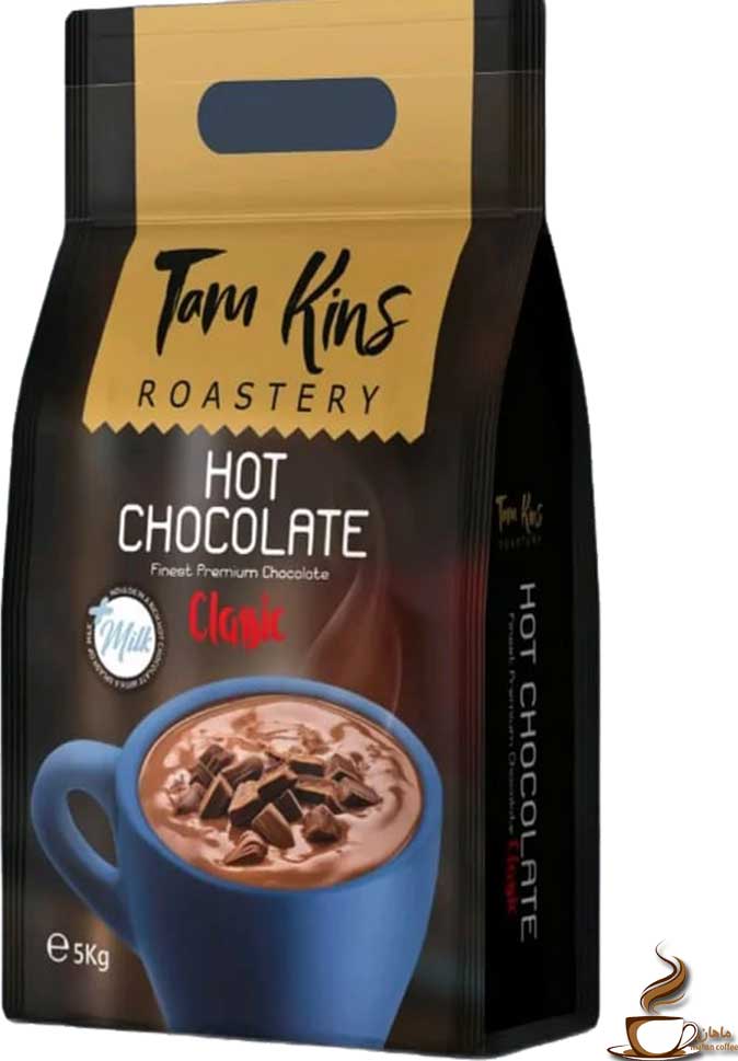 پودر شکلات داغ ۷۰ در صد تام کینز