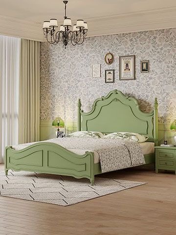 تصویر 1 از فروش تخت خواب دو نفره چوبی جدید