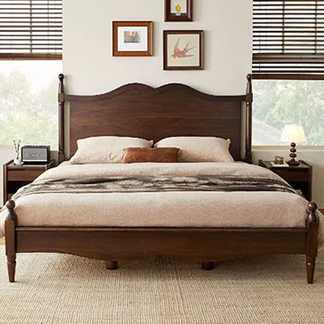 مدل تخت خواب دو نفره چوبی جدید